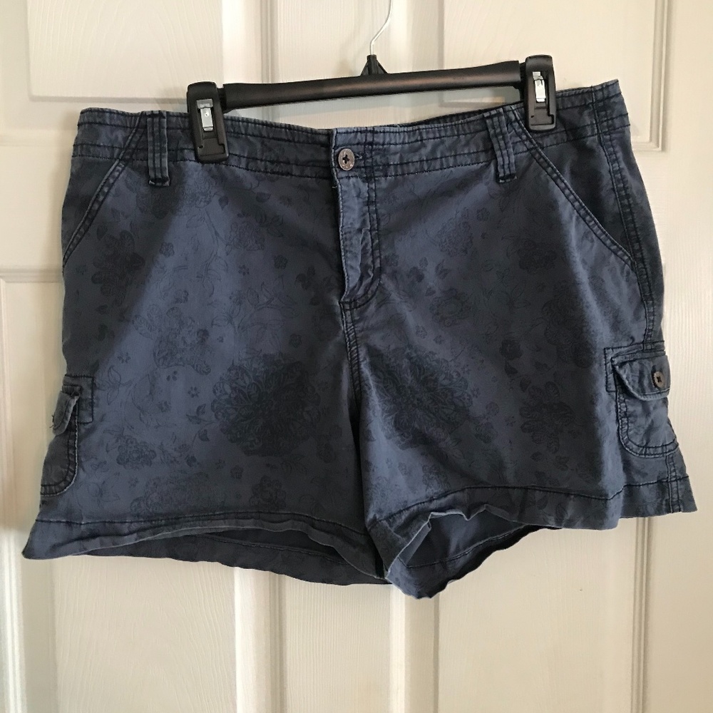Printed High Waisted Shorts